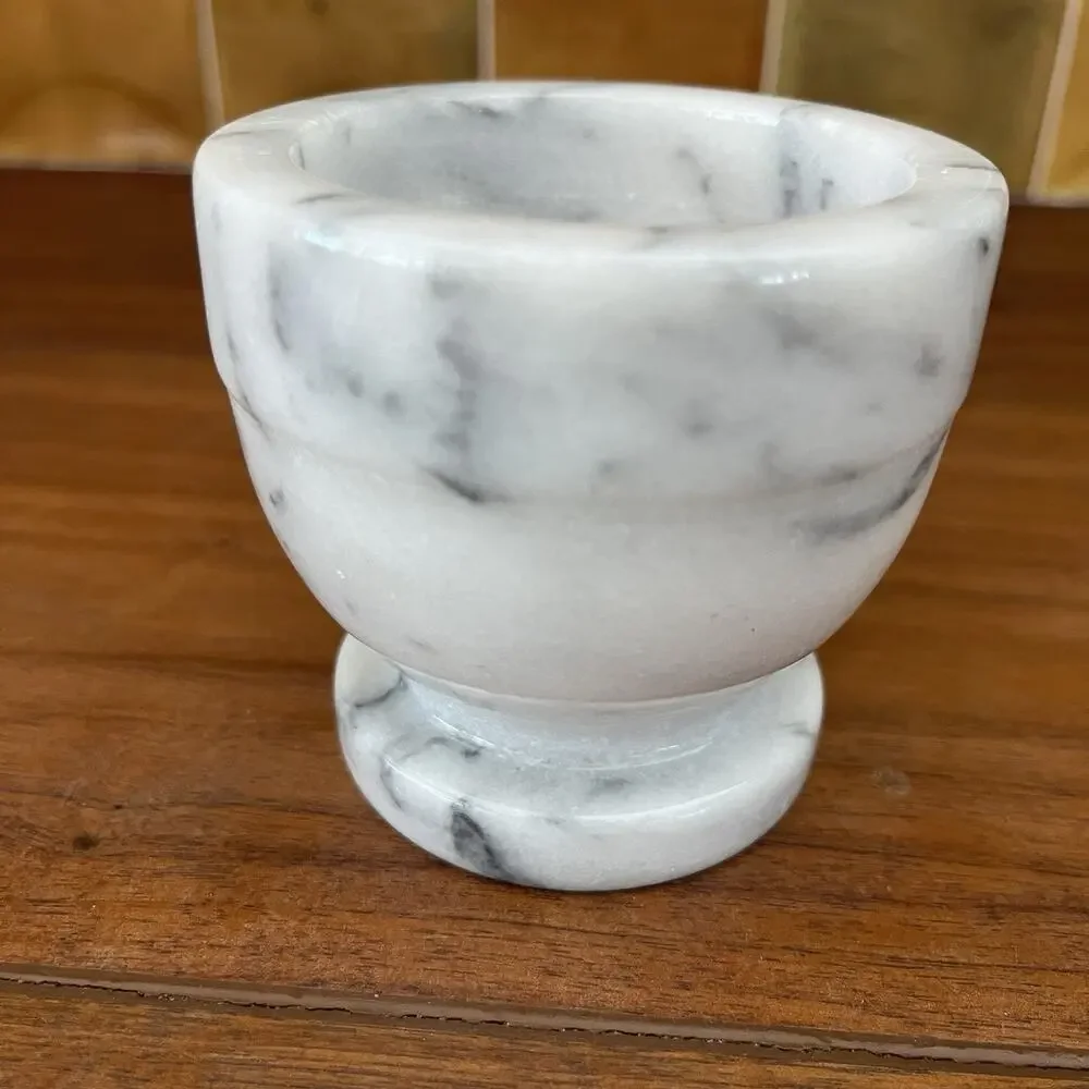 White Marble Mortar and Pestle 3